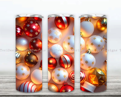 Christmas PNG 20oz Skinny Tumbler Sublimation Designs Sublimation ToriDesigns 
