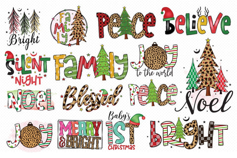 Christmas PNG Sublimation Bundle Sublimation CraftLabSVG 