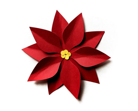 Christmas Poinsettia SVG Designed by Geeks 