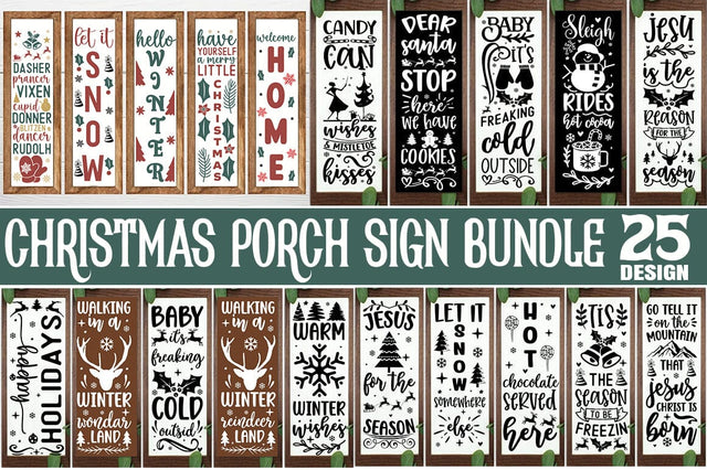 Christmas Porch sign mega bundle, Porch sign svg bundle, Christmas Porch sign mega bundle, Christmas mega bundle, Farmhouse svg SVG etcify 