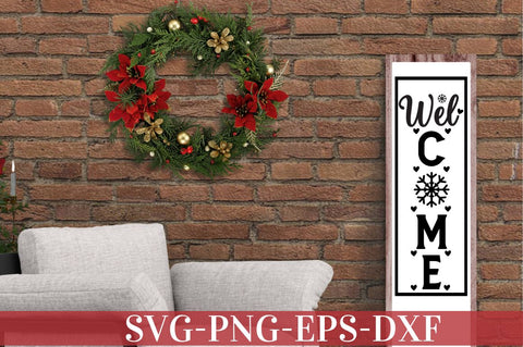 Christmas Porch Sign SVG Bundle SVG SVG DESIGNISTIC 