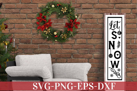 Christmas Porch Sign SVG Bundle SVG SVG DESIGNISTIC 