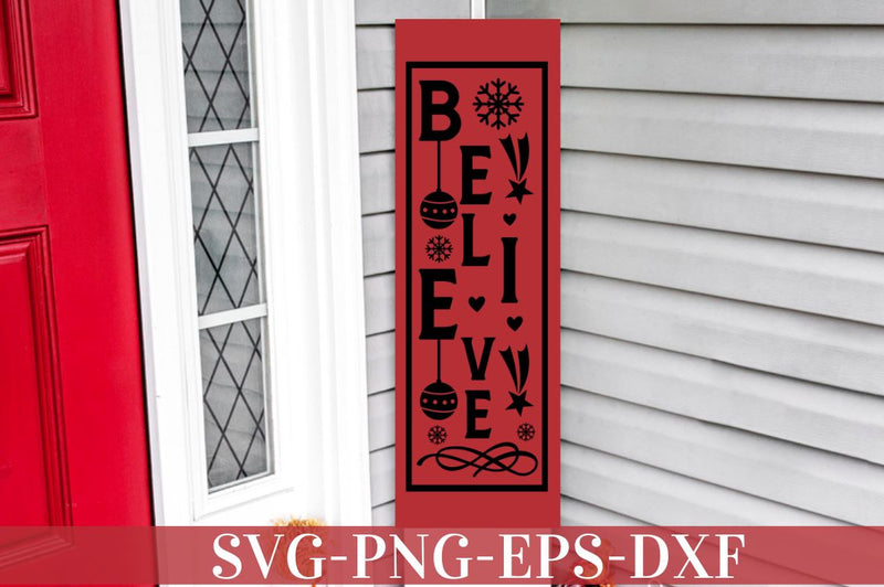 Christmas Porch Sign SVG Bundle SVG - So Fontsy