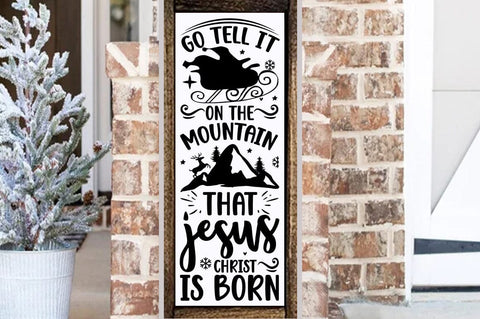 Christmas porch sign SVG Design SVG FiveStarCrafting 