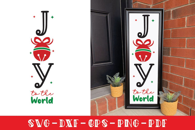 Christmas Porch Sign SVG - Joy to the World SVG CraftLabSVG 
