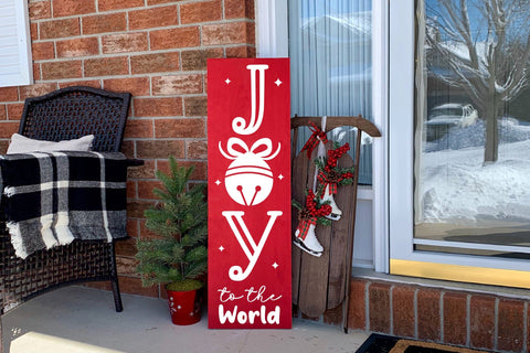 Christmas Porch Sign SVG - Joy to the World SVG CraftLabSVG 