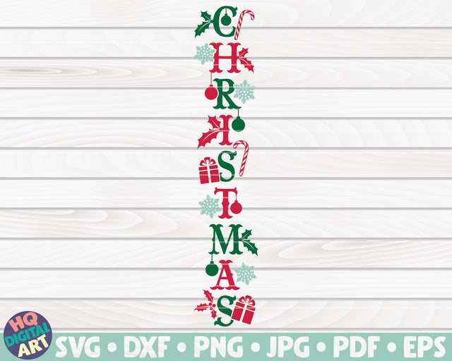 Christmas Porch Sign SVG SVG HQDigitalArt 