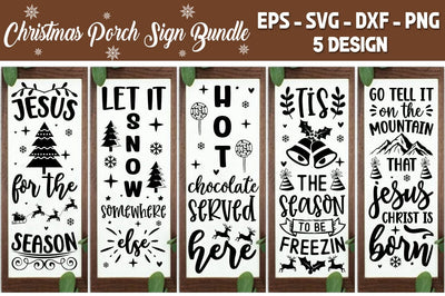 Christmas Porch Signs, Christmas Porch Sign Bundle svg, Farmhouse Svg, Welcome Sign Svg, Christmas Svg, Xmas Sign Svg, Porch Sign Svg SVG etcify 