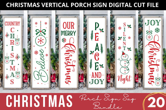 Christmas Porch Svg Bundle SVG Regulrcrative 