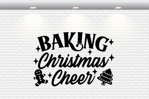 Christmas Pot Holder - Baking Christmas Cheer - SVG, PNG, DXF, EPS SVG Elsie Loves Design 