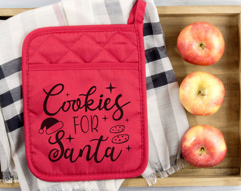 Christmas Pot Holder SVG Bundle, 6 Designs, Christmas Baking SVG, Christmas Baking Queen SVG, Christmas Cookies Are Made Here SVG SVG HappyDesignStudio 