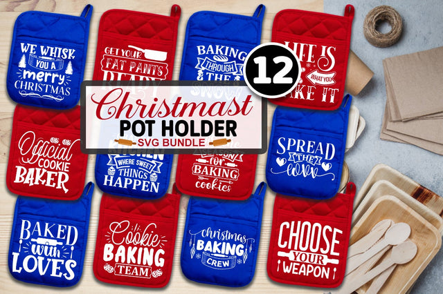 Christmas Pot Holder SVG Bundle SVG Designangry 