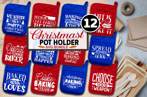Christmas Pot Holder SVG Bundle SVG Designangry 