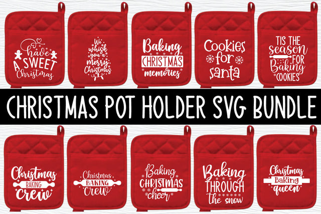 Christmas Pot Holder Svg Bundle SVG md faruk hossain 