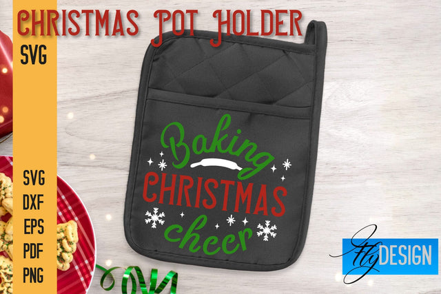 Christmas Pot Holder SVG | Kitchen Quotes Design | Home SVG SVG Fly Design 