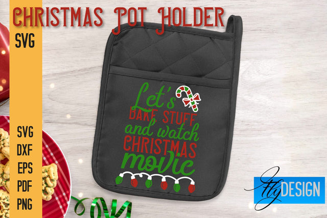 Christmas Pot Holder SVG | Kitchen Quotes Design | Home SVG SVG Fly Design 