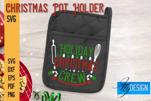 Christmas Pot Holder SVG | Kitchen Quotes Design | Home SVG SVG Fly Design 
