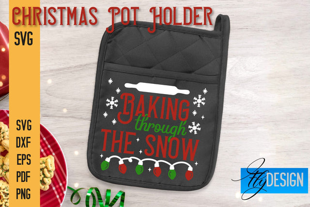 Christmas Pot Holder SVG | Kitchen Quotes Design | Home SVG SVG Fly Design 