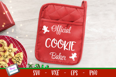 Christmas Pot Holder SVG | Official Cookie Baker SVG Stacy's Digital Designs 