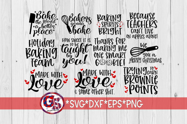 Christmas Potholder Bundle SVG DXF EPS PNG SVG Greedy Stitches 