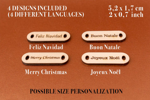 Christmas Present Card Digital Vector File for Laser Cutter. SVG MaramadeLaser 