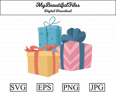 Christmas Presents SVG MyBeautifulFiles 