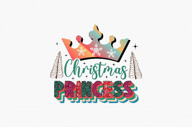 Christmas Princess Sublimation SVGArt 
