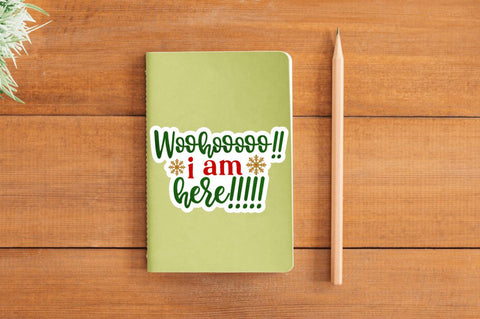 Christmas Printable Stickers PNG Bundle Sublimation Regulrcrative 