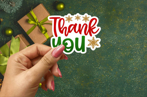 Christmas Printable Stickers PNG Bundle Sublimation Regulrcrative 