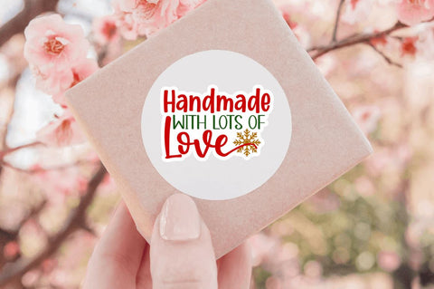 Christmas Printable Stickers PNG Bundle Sublimation Regulrcrative 