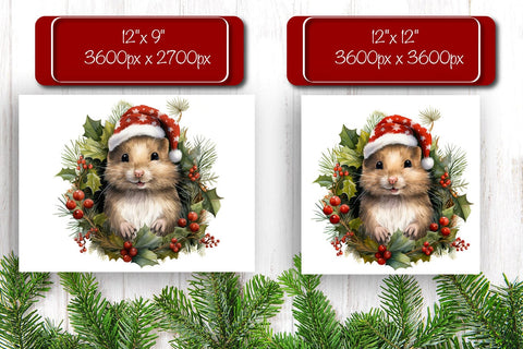 Christmas Puzzle PNG Kids Puzzle Sublimation Watercolor Baby Animal PNG Sublimation Createya Design 