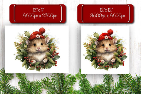Christmas Puzzle PNG Kids Puzzle Sublimation Watercolor Baby Animal PNG Sublimation Createya Design 