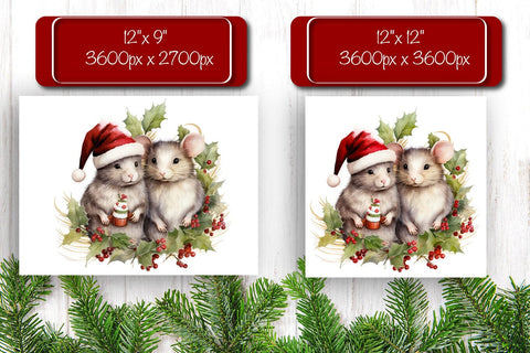 Christmas Puzzle PNG Kids Puzzles Sublimation Watercolor Baby Animal PNG Sublimation Createya Design 