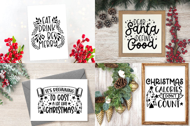 Christmas Quote Bundle | Christmas Quote SVG Bundle SVG Illuztrate 