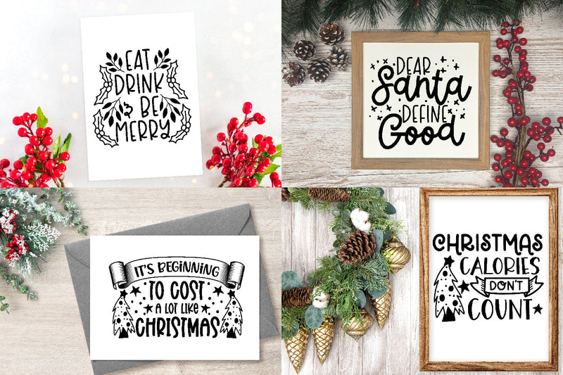Christmas Quote Bundle | Christmas Quote SVG Bundle SVG Illuztrate 