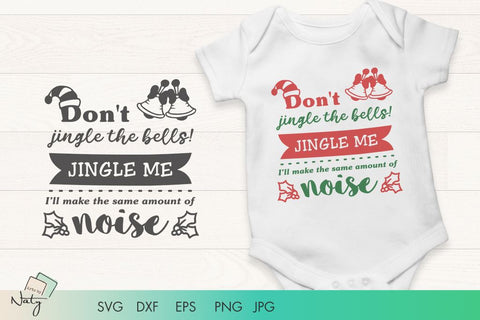 Christmas quote for babies. SVG Arts By Naty 