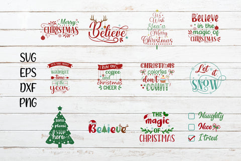 Christmas Quote Svg Bundle SVG SmmrDesign 