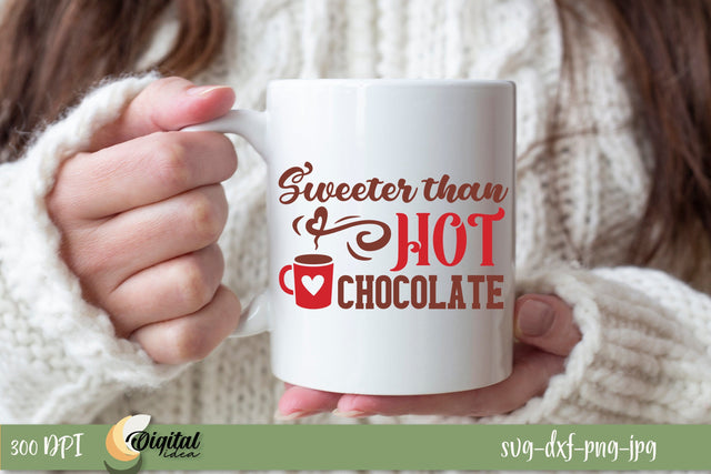 Christmas Quote SVG. Funny Christmas Quotes. Hot Cocoa SVG. Christmas Cocoa SVG SVG Evgenyia Guschina 