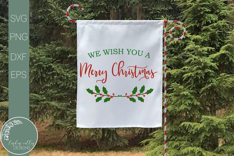 Christmas Quote SVG-We Wish You A Merry Christmas SVG SVG Linden Valley Designs 