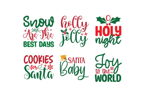 Christmas Quotes Svg bundle SVG DIYCUTTINGFILES 