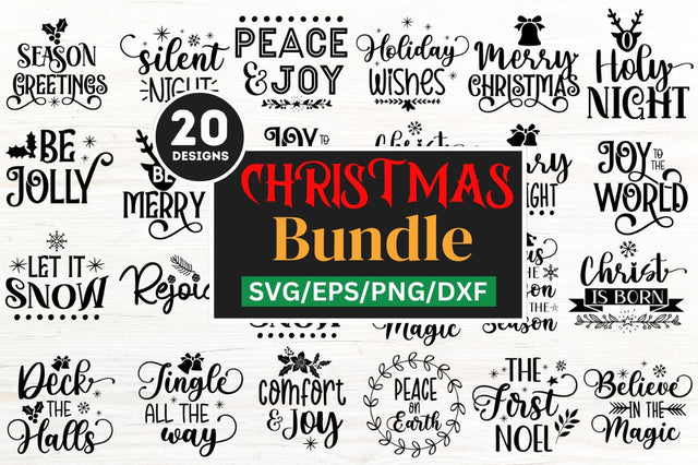 Christmas Quotes SVG bundle SVG SH_Tee store 