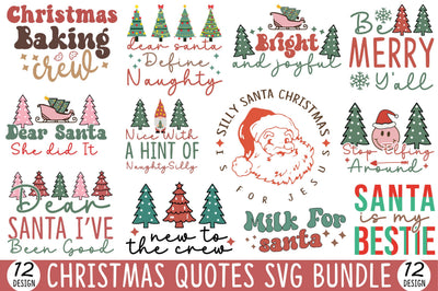 Christmas Quotes SVG Bundle SVG SVGista 