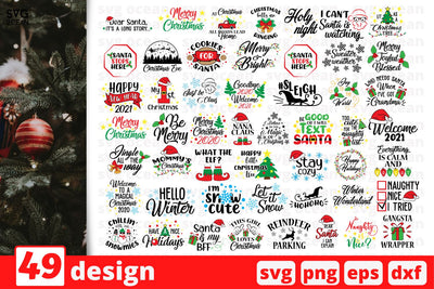 Christmas Quotes SVG Bundle SVG SvgOcean 