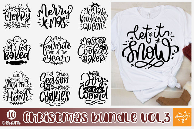 Christmas Quotes SVG Bundle Vol 3 SVG dapiyupi store 