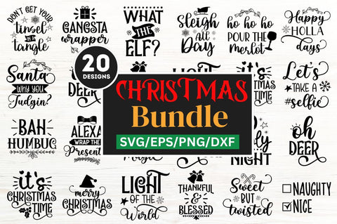 Christmas Quotes SVG Mini bundle SVG SH_Tee store 