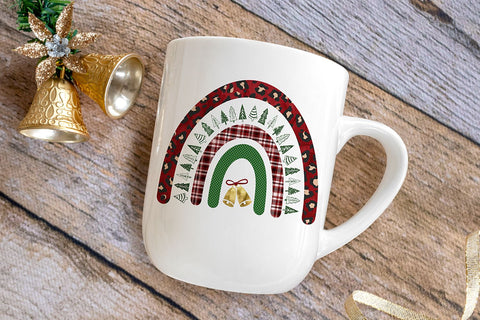 Christmas Rainbow PNG | Holiday Rainbow Sublimation B Renee Design 