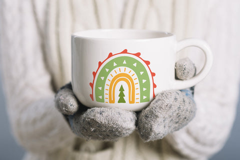 Christmas rainbow svg bundle, christmas ornament svg SVG Digital Rainbow Shop 