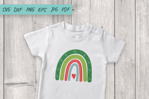 Christmas Rainbow SVG Cut File, Christmas Svg Bundle SVG Irina Ostapenko 