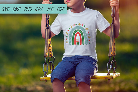 Christmas Rainbow SVG Cut File, Christmas Svg Bundle SVG Irina Ostapenko 