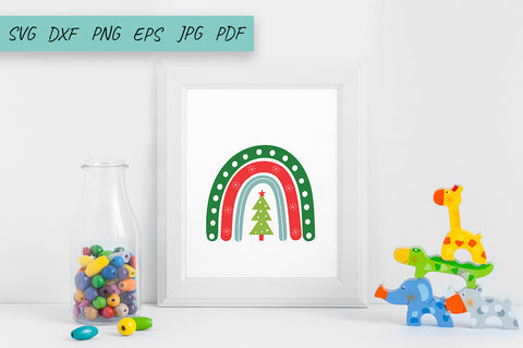 Christmas Rainbow SVG Cut File, Christmas Svg Bundle SVG Irina Ostapenko 